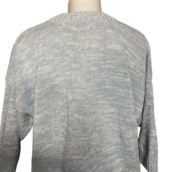 Vintage Venezia Light Blue Half Sleeve Sweater Size 2X - Picture 8 of 9